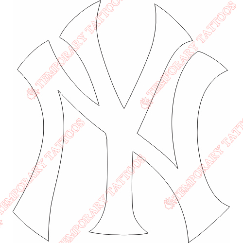 New York Yankees Customize Temporary Tattoos Stickers NO.1783